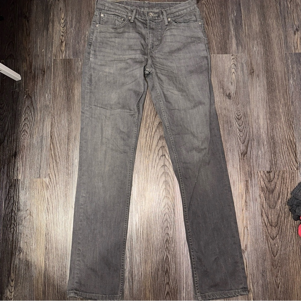 Levis 511 34X32 Gray Mens Jeans